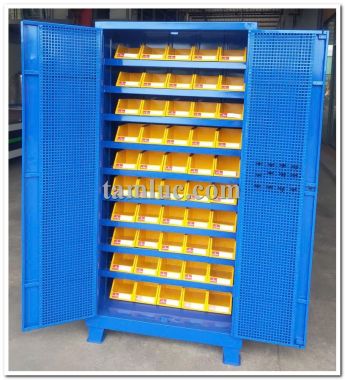 Tủ dụng cụ kết hợp bảng treo, khay linh kiện