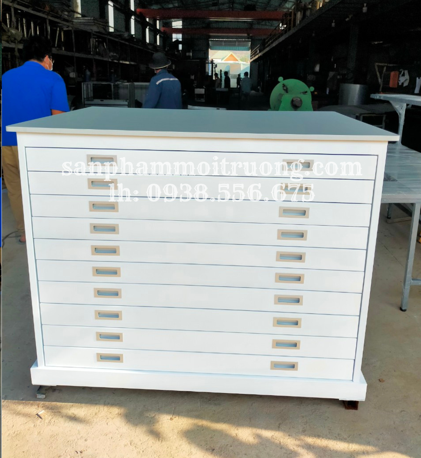 TỦ LƯU BẢN VẼ A0-10 NGĂN TLA010N