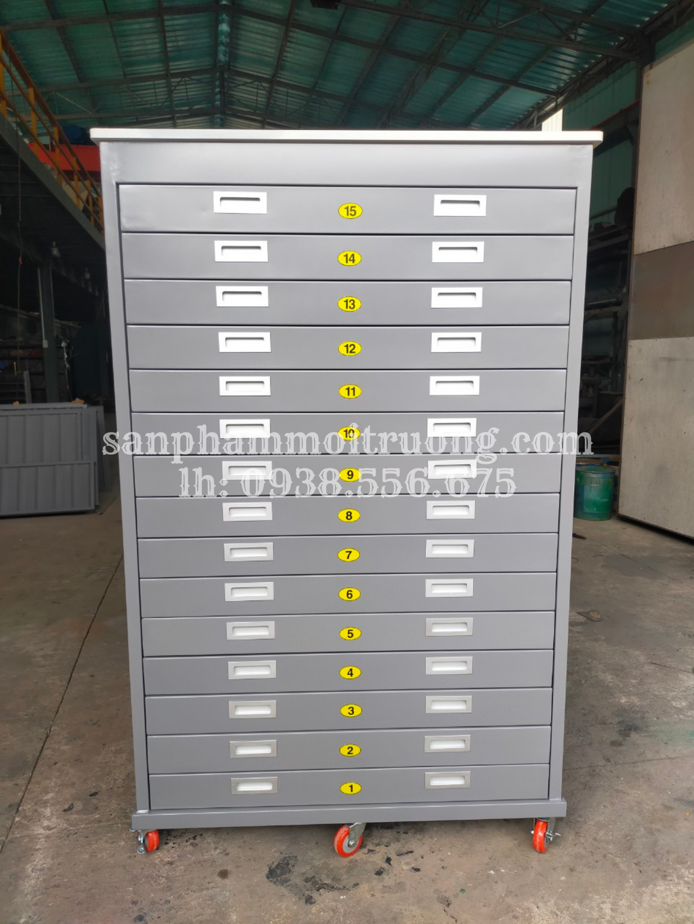 Tủ lưu bản vẽ A0 15 ngăn